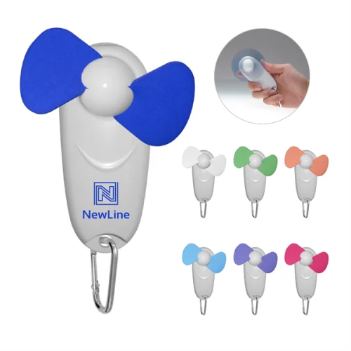 Mini Hand Held Fan W/ Carabiner