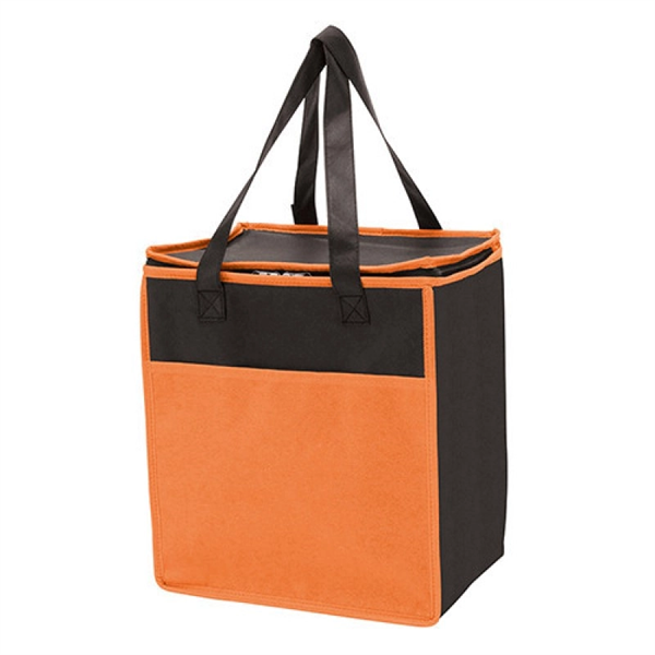Two-Tone Insulated Non-Woven Tote