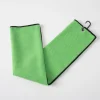 Micro Fiber Waffle Trifold Golf Towel With Carabiner