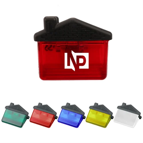 House Shape Power Memo Clip