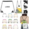 PVC Clear Waterproof Drawstring Backpack Bag