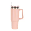 40 oz Tumbler Water Bottle With Straw Lid And Handle