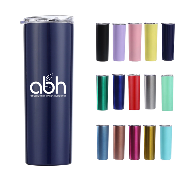 20Oz Stainless Steel Double Wall Insulated Skinny Tumbler