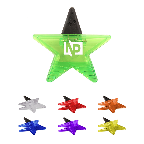 Star Shape Power Memo Clip