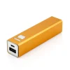 17.4 2600Mah Aluminium Tube Shape Shell Metal Power Bank