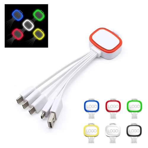 Multi Led 5-In-1 Charging Cable