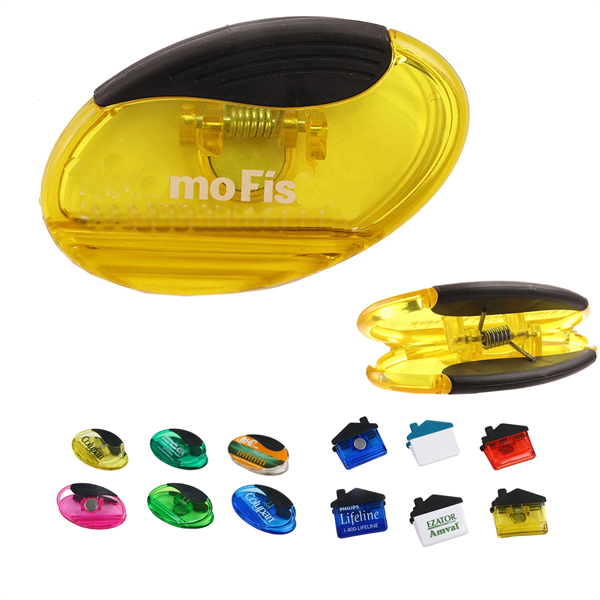 Oval Shape Power Memo Clip