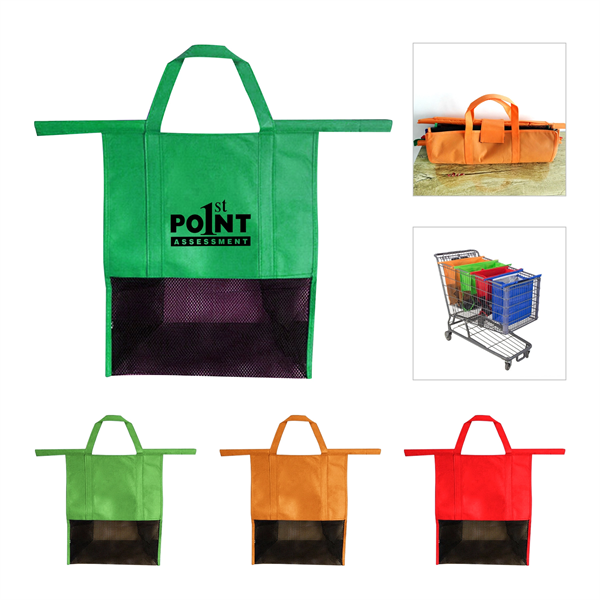 4Pcs Reusable Grocery Shopping Cart Trolley Bags PCC113