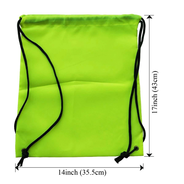 Polyester 420D Drawstring Backpack 17" X 14"