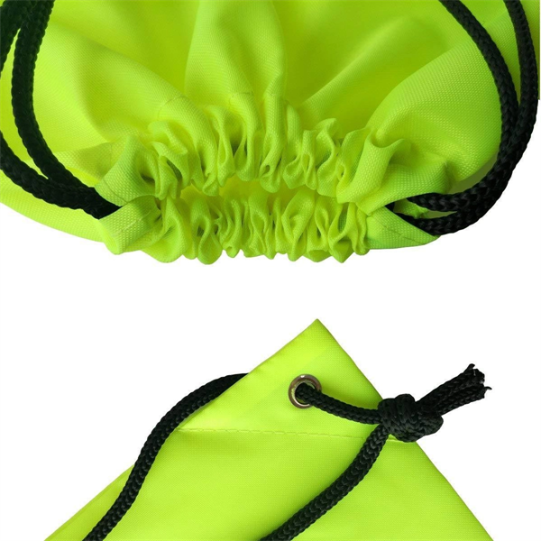 Polyester 420D Drawstring Backpack 17" X 14"