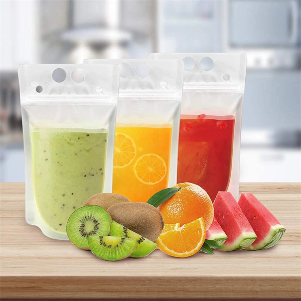 Reusable Drink Pouch With Straw