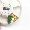 25.3 Round Digital Pill Organizer Box/Case