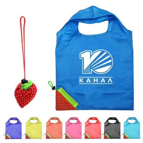 Strawberry Shaped Foldable Tote Bag
