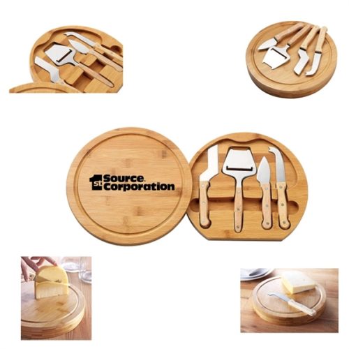 300113857.webp Bamboo Cheese Board With Tools