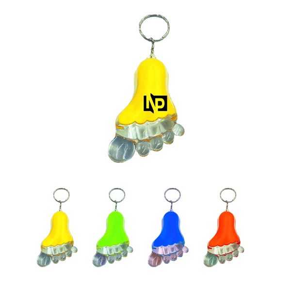 oot Shape Led Light Keyring