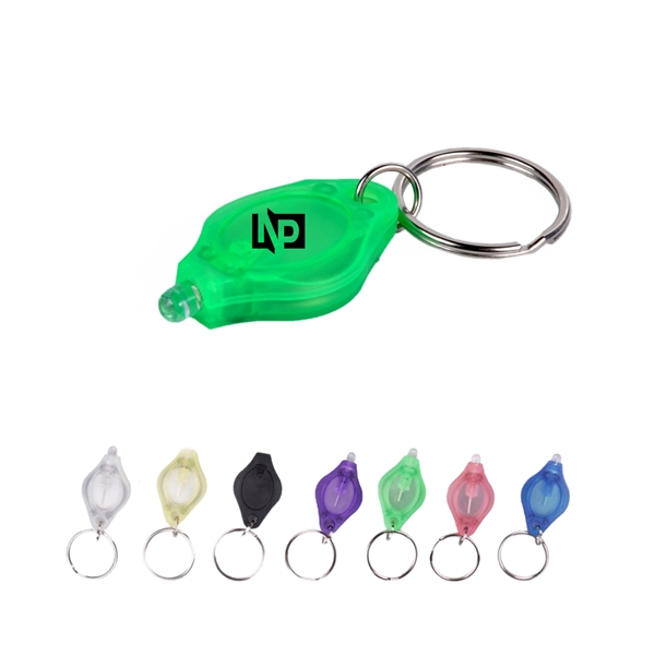 Rhombus Shape Led Light Keyring