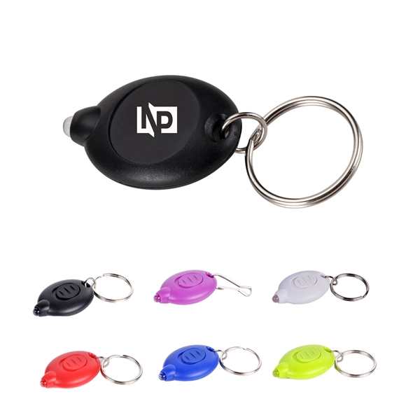 Oval Shape Led Light Keyring