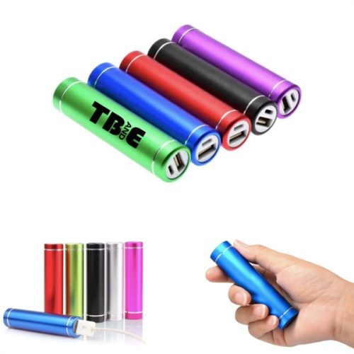 Aluminium Round 2600 Mah Metal Power Bank