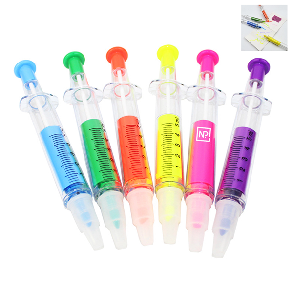 Curvaceous Ballpoint Pen/Highlighter