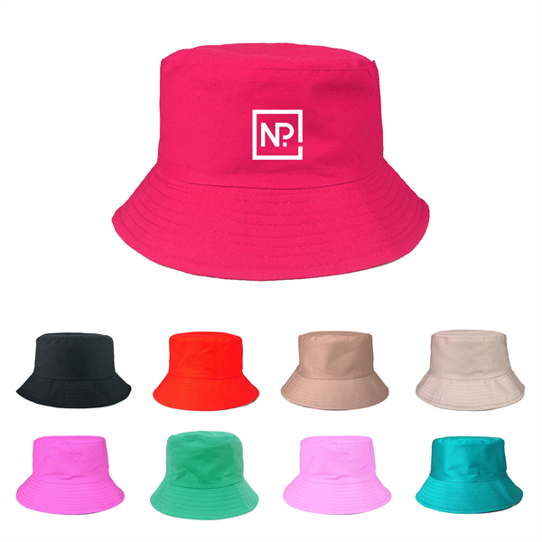 Colorful Reversible Outdoor Cotton Fisherman Bucket Sun Hat