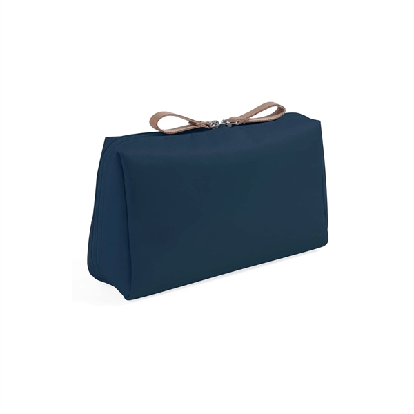 Double Zippers Cosmetic Bag