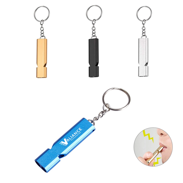 Aluminium Alloy Emergency Double Tube Whistle