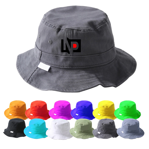 Washable Cotton Bucket Hat