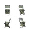 Fishing Folding Chair With Insulated Cooler