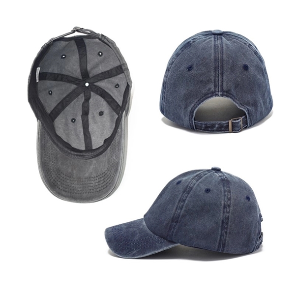 Washed Twill Cotton Adjustable Dad Cap