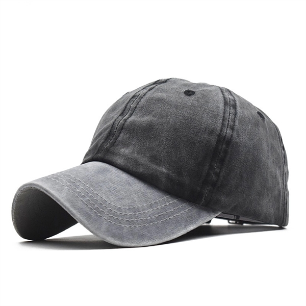 Washed Twill Cotton Adjustable Dad Cap