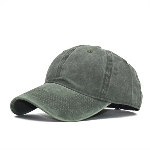 Washed Twill Cotton Adjustable Dad Cap