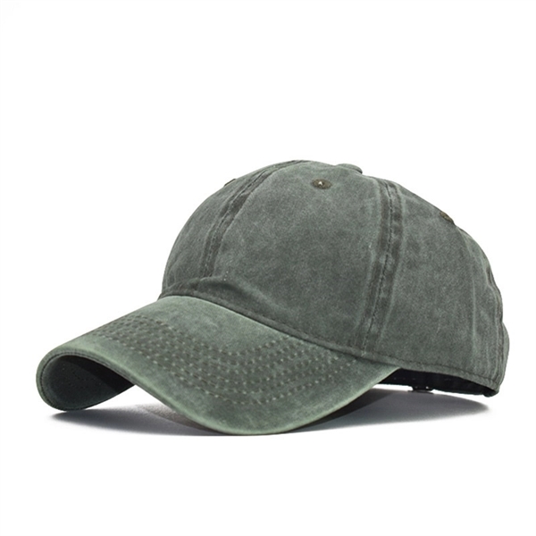 Washed Twill Cotton Adjustable Dad Cap