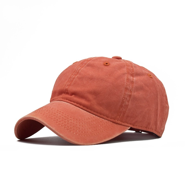 Washed Twill Cotton Adjustable Dad Cap