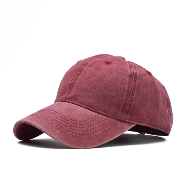 Washed Twill Cotton Adjustable Dad Cap