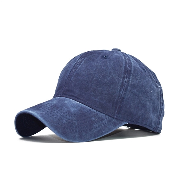 Washed Twill Cotton Adjustable Dad Cap