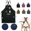 Canvas Heavy Duty Work Apron With Pockets