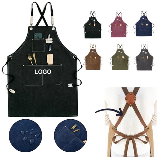 Canvas Heavy Duty Work Apron With Pockets