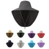 Uv Protection Wide Brim Sun Bucket Hat With Neck Flap