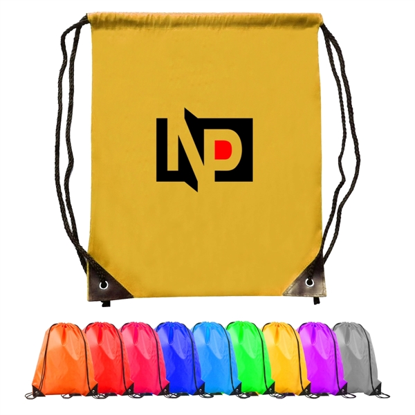 Polyester 210D Drawstring Backpack 17" X 14"