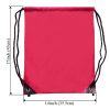 Polyester 210D Drawstring Backpack 17" X 14"