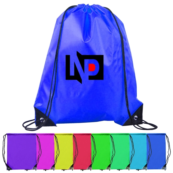 Polyester 210D Drawstring Backpack 17" X 14"