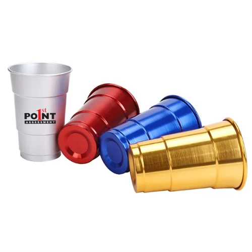Colorful 16 Oz Stadium Aluminum Cup