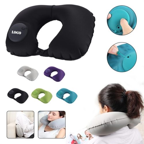 U-Shape Automatic Inflatable Neck Guard Pillow