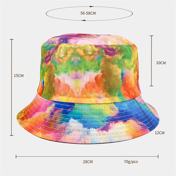 Cotton Tie Die Bucket Hat