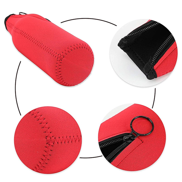 Neoprene Thermocoolers Zip-Up Beer Sleeves Fit 12 Oz/330Ml