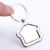 Rotational House Shape Keychain