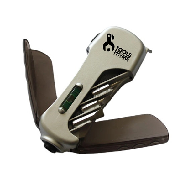 Portable Screwbit Set With Led Flashlight & Leveler