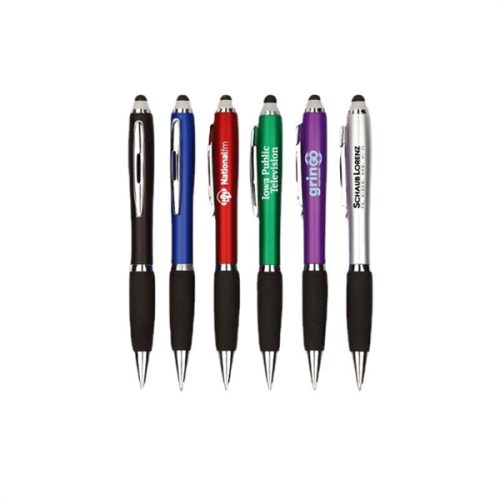 Retractable Ballpoint Pen W/ Led Light