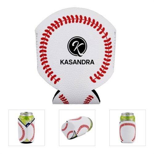 Baseball Skin Can Cooler Holder