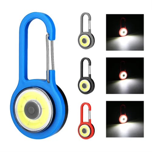 3-Mode Cob Carabiner Safety Light